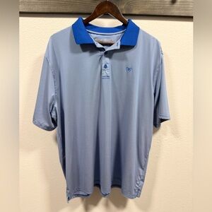 Ariat Blue Striped Polo Shirt